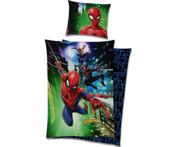 SpiderMan Duvet cover Jump 140 x 200 cm 65 x 65 cm Cotton
