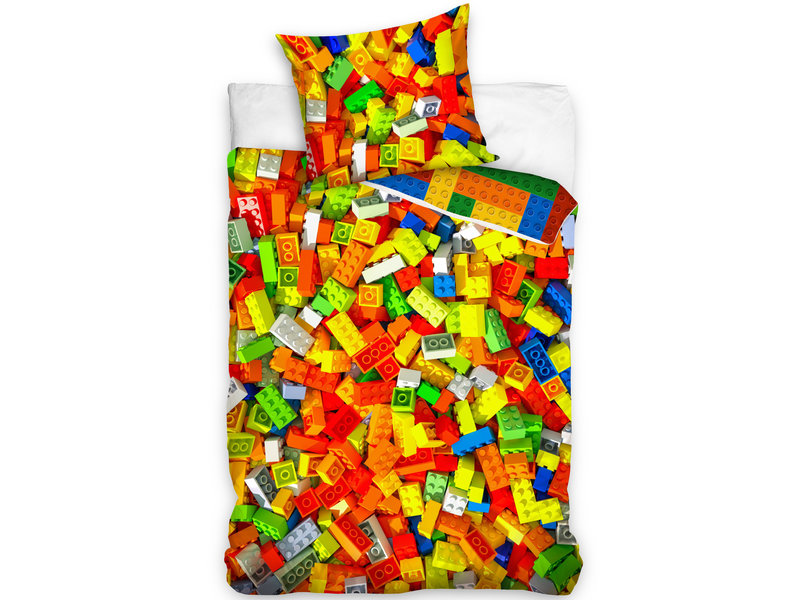 Bricks Bettbezug Bricks - Single - 140 x 200 cm + 65 x 65 cm - Baumwolle