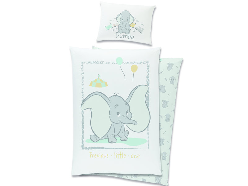 Disney Dumbo BABY Bettbezug, Precious - 100 x 135 cm - Baumwolle