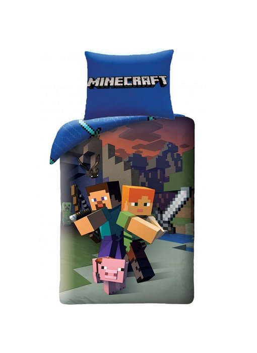 Minecraft Duvet cover 140x200 + 70x90cm