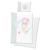 Disney Winnie the Pooh Housse de couette BABY, Love - 100 x 135 cm - Coton