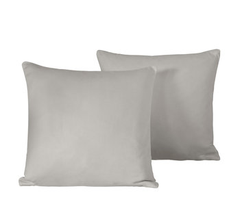 De Witte Lietaer Sierkussensloop Set 2 x Olivia Dove 40 x 40 cm