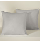 De Witte Lietaer Decorative Pillowcase Set Olivia Dove - 40 x 40 cm - Satin Cotton