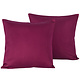 Sierkussensloop Set 2 x Olivia Beet Red 40 x 40 cm