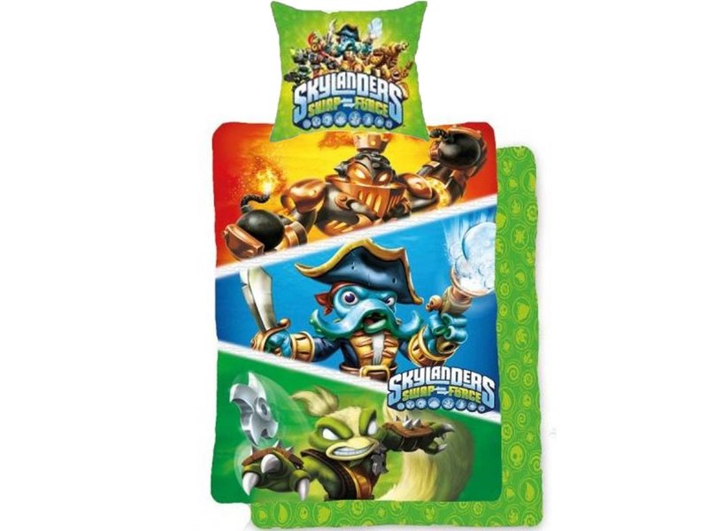 Skylanders Swap Force - Dekbedovertrek - Eenpersoons - 140 x 200 cm - Multi