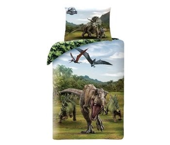 Jurassic World Dekbedovertrek Camo 140 x 200