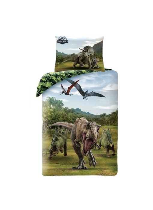 Jurassic World Dekbedovertrek Camo 140 x 200 Katoen