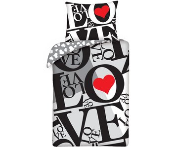 Valentines LOVE Housse de couette 140x200 cm