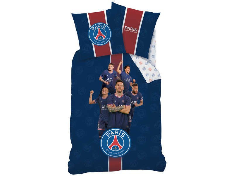 Paris Saint Germain Duvet cover Messi & Neymar - Single - 140 x 200 cm - Cotton