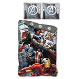 Marvel Avengers Bettbezug Dream Team - Single - 140 x 200 cm - Polyester