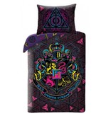 Harry Potter Duvet cover Neon - Single - 140 x 200 cm - Cotton