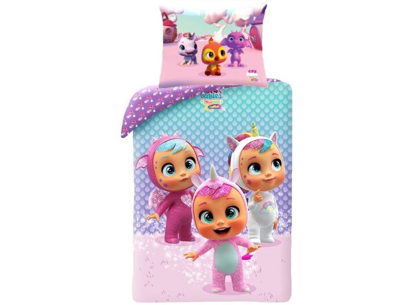 Cry Babies Housse de couette Dreamy - Simple - 140 x 200 cm - Coton