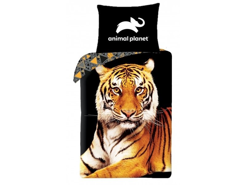 Animal Planet Bettbezug Tiger - Single - 140 x 200 cm - Baumwolle