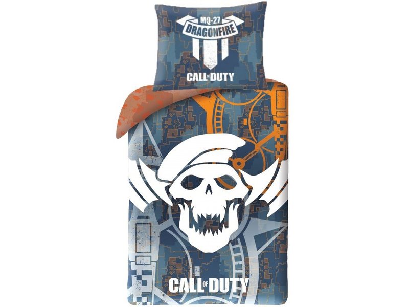 Call of Duty Housse de couette Dragonfire - Simple - 140 x 200 cm - Coton