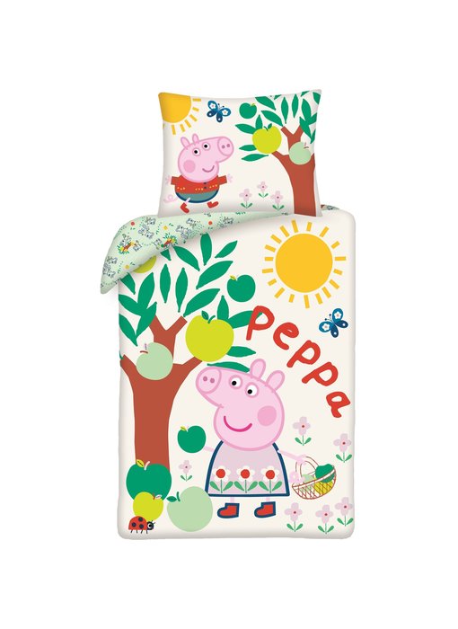 Peppa Pig Dekbedovertrek Appelboom 140 x 200