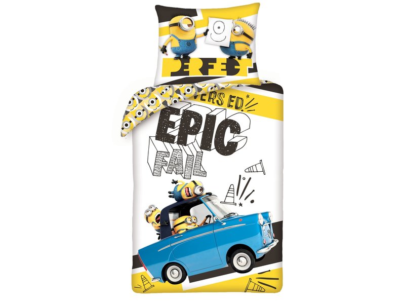 Minions Bettbezug Epic Fail - Single - 140 x 200 cm - Baumwolle