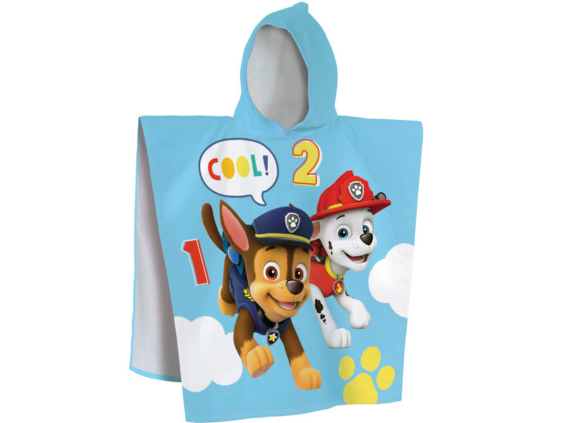 PAW Patrol Poncho Sunshine - 60 x 120 cm - Baumwolle