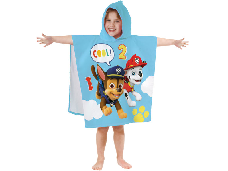 PAW Patrol Poncho Sunshine - 60 x 120 cm - Coton