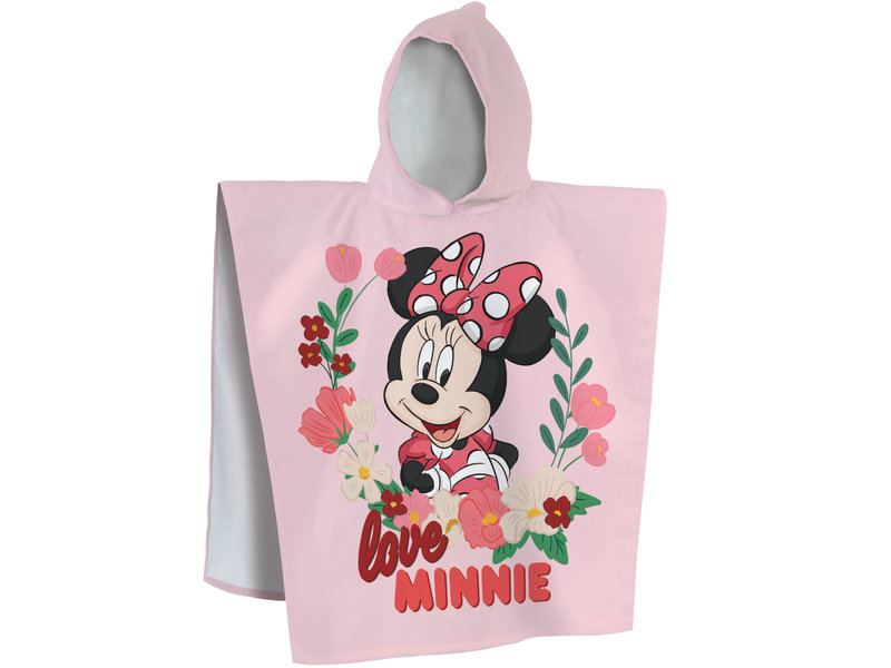 Disney Minnie Mouse Poncho Cute - 60 x 120 cm - Baumwolle