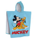 Disney Mickey Mouse Poncho Bleu - 60 x 120 cm - Coton