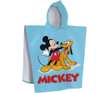 Disney Mickey Mouse Poncho Bleu 60 x 120 cm