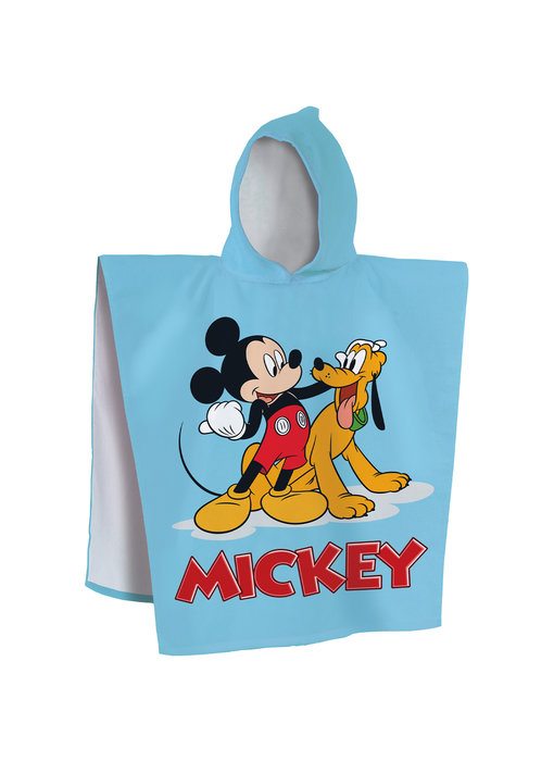 Disney Mickey Mouse Poncho Bleu 60 x 120 cm