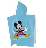 Disney Mickey Mouse Poncho Blau - 60 x 120 cm - Baumwolle