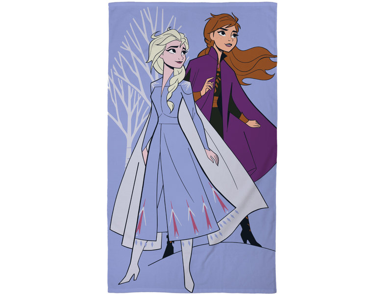Disney Frozen Drap de plage Sisters - 70 x 120 cm - Coton
