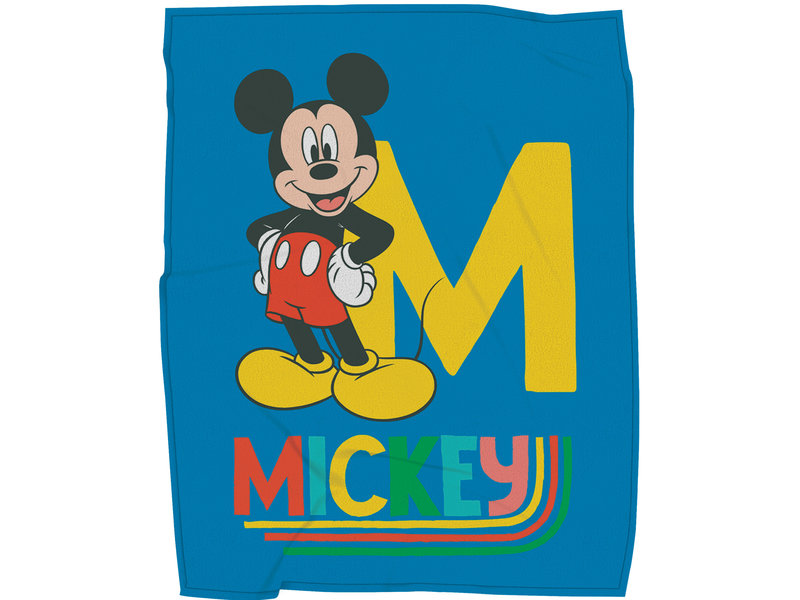 Disney Mickey Mouse Fleece blanket Good Days - 110 x 140 cm - Polyester