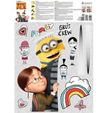 Minions Muurstickers - 12 stuks - Multi