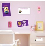 Minions Muurstickers Girls Room - 6 stuks - Multi