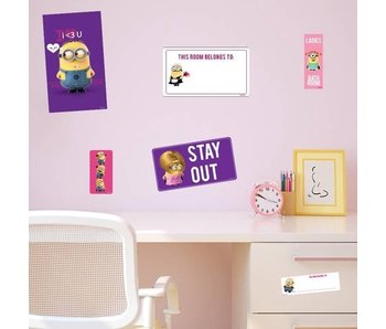 Minions Minions Girls Room - Wall Sticker