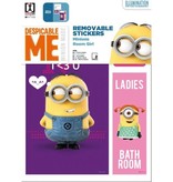 Minions Stickers muraux Girls Room - 6 pièces - Multi