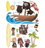 Piraten Wall stickers - 100 x 75 cm - Vinyl