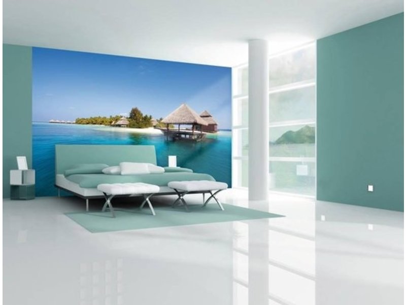 Fotobehang Dream Island - 232 x 315 cm - Papier
