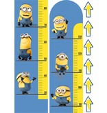 Minions Wall sticker Measuring rod - 135 cm - Vinyl