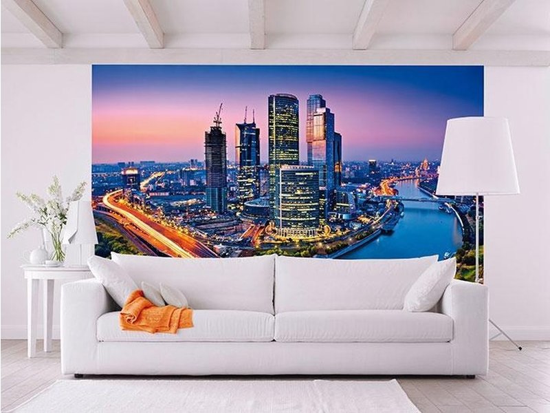 Fotobehang Twillight de Moscou - 366 x 254 cm - Papier