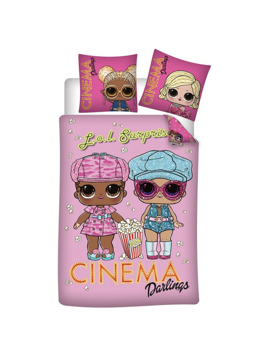 LOL Surprise! Dekbedovertrek Cinema Darlings 140 x 200 cm 63 x 63 cm Polyester
