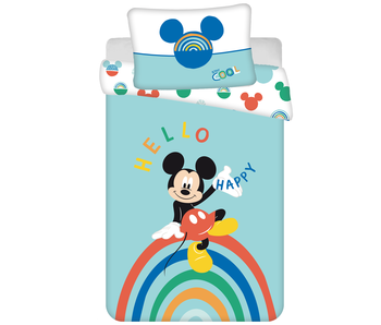 Disney Mickey Mouse BABY Housse de couette Rainbow 100 x 135 cm Coton