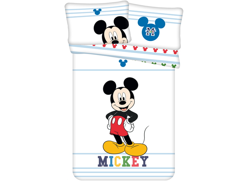 Disney Mickey Mouse BABY Bettbezug Smile - 100 x 135 cm - Baumwolle