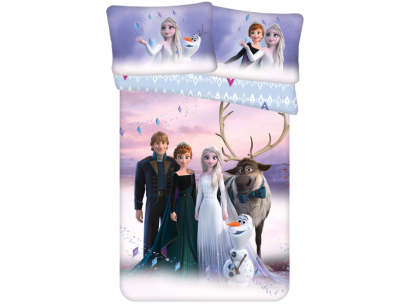 Disney Frozen BABY Bettbezug Family - 100 x 135 cm - Baumwolle