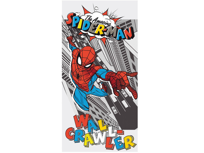 SpiderMan Beach towel Wall Crawler - 70 x 140 cm - Cotton