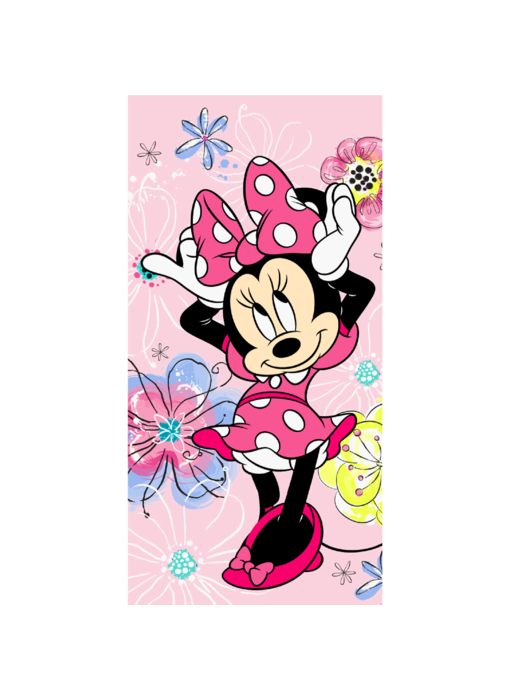 Disney Minnie Mouse Beach Towel Bow 70 x 140 cm Cotton