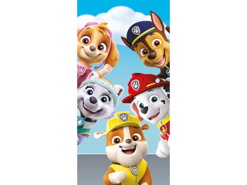 PAW Patrol Drap de plage Hello - 70 x 140 cm - Coton