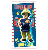 Brandweerman Sam Beach towel Wake Up - 70 x 140 cm - Cotton