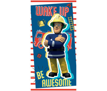 Brandweerman Sam Beach towel Wake Up 70 x 140 cm cotton