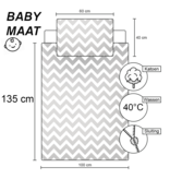 Hoe Tem je een Draak BABY Duvet cover - 100 x 135 cm - Cotton