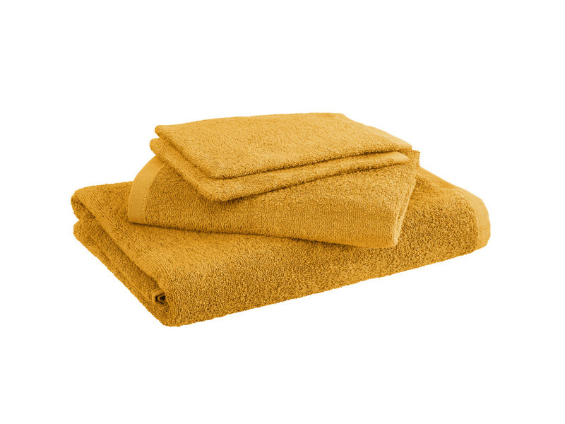 Moodit Serviettes de bain Troy Sunshine - 2 débarbouillettes + 1 serviette + 1 serviette de douche