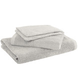 Moodit Serviettes de bain Troy Silver - 2 débarbouillettes + 1 serviette + 1 serviette de douche