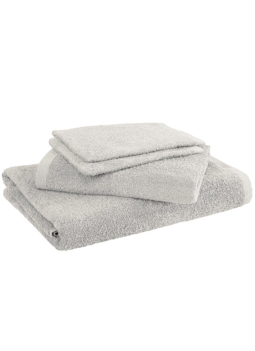 Moodit Parure de bain Troy Silver 4 pièces Coton